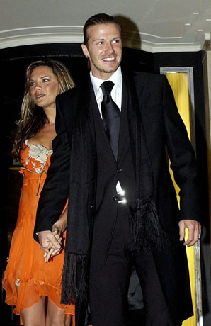 le couple beckham